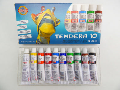 Koh-i-noor Súprava temperových farieb 10 ks