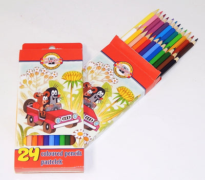 Koh-i-noor Súprava pasteliek školských 24 ks Krtko