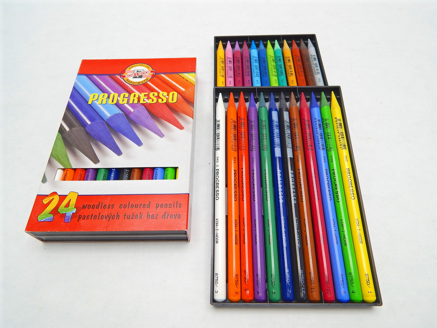 Koh-i-noor Súprava bezdrevných pasteliek Progresso 24 ks