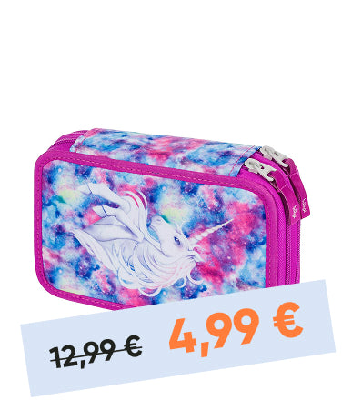 Školský peračník dvojposchodový Jednorožec