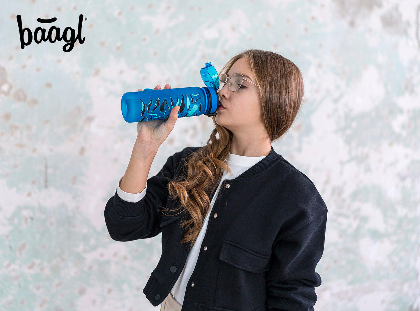 Tritanová fľaša na nápoje Veľryby, 500 ml