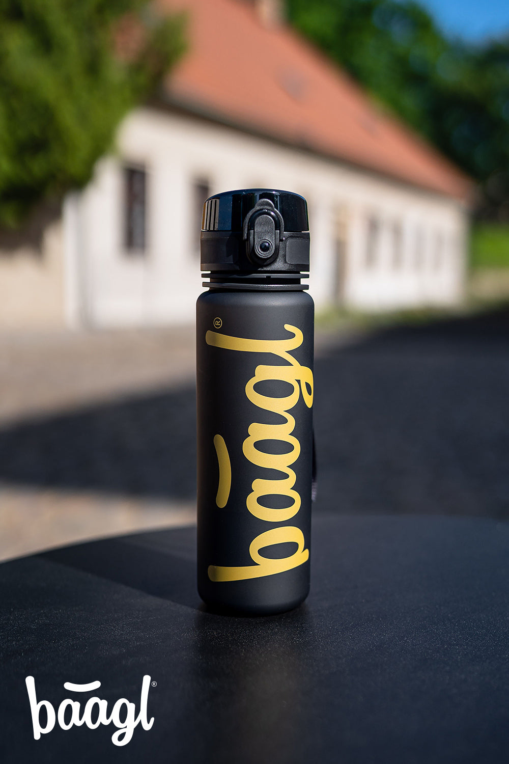 Tritanová fľaša na nápoje Logo Gold, 500 ml