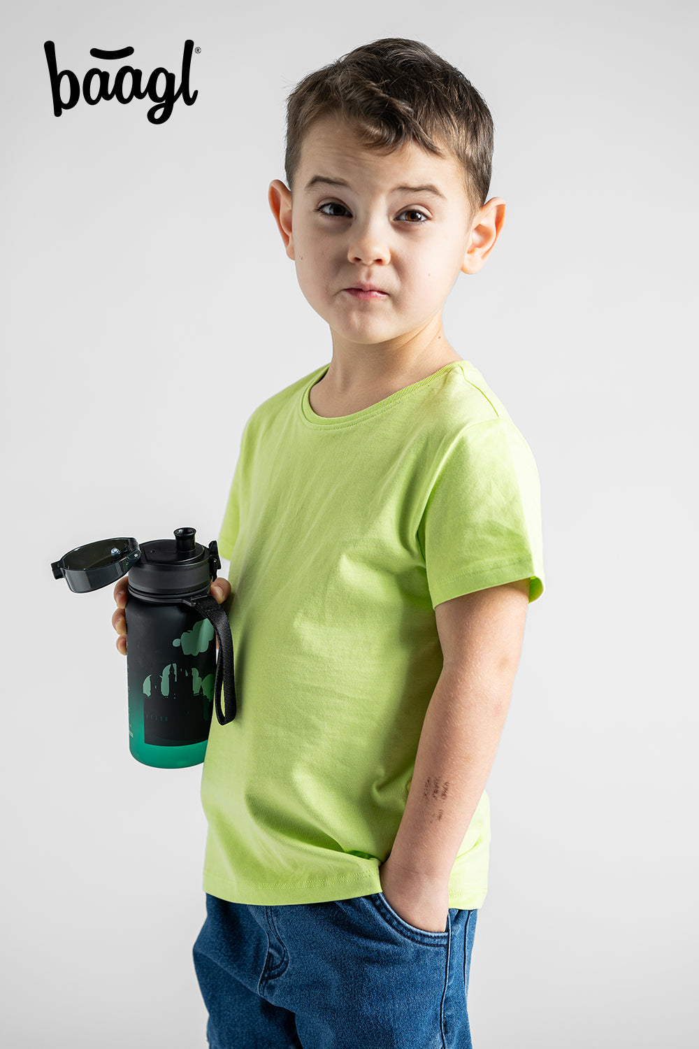 Tritanová fľaša na nápoje Gradient Drak, 350 ml