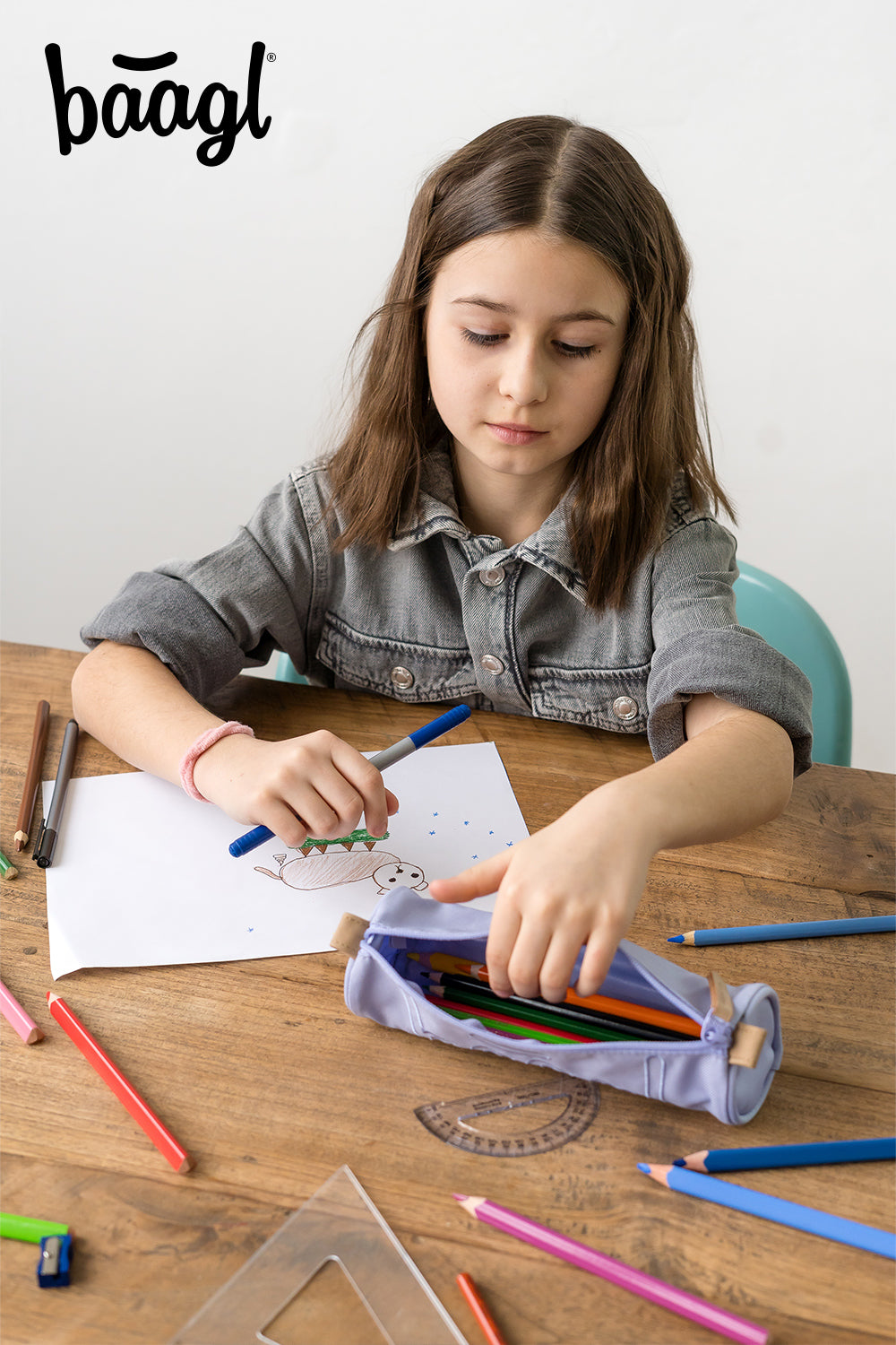 Študentské púzdro Lilac