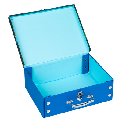 Skladací školský kufrík Závodné auto s kovaním