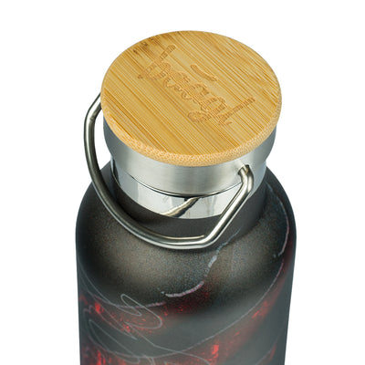 Termofľaša s bambusovým viečkom Láva, 500 ml