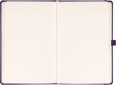 Notes Aprint Neo, fialový, bodkovaný, 15 × 21 cm