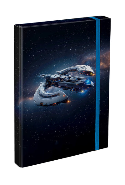 Dosky na školské zošity A4 Vesmírna loď