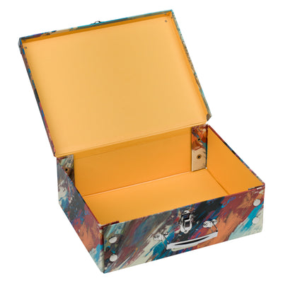 Skladací školský kufrík Skatepark s kovaním