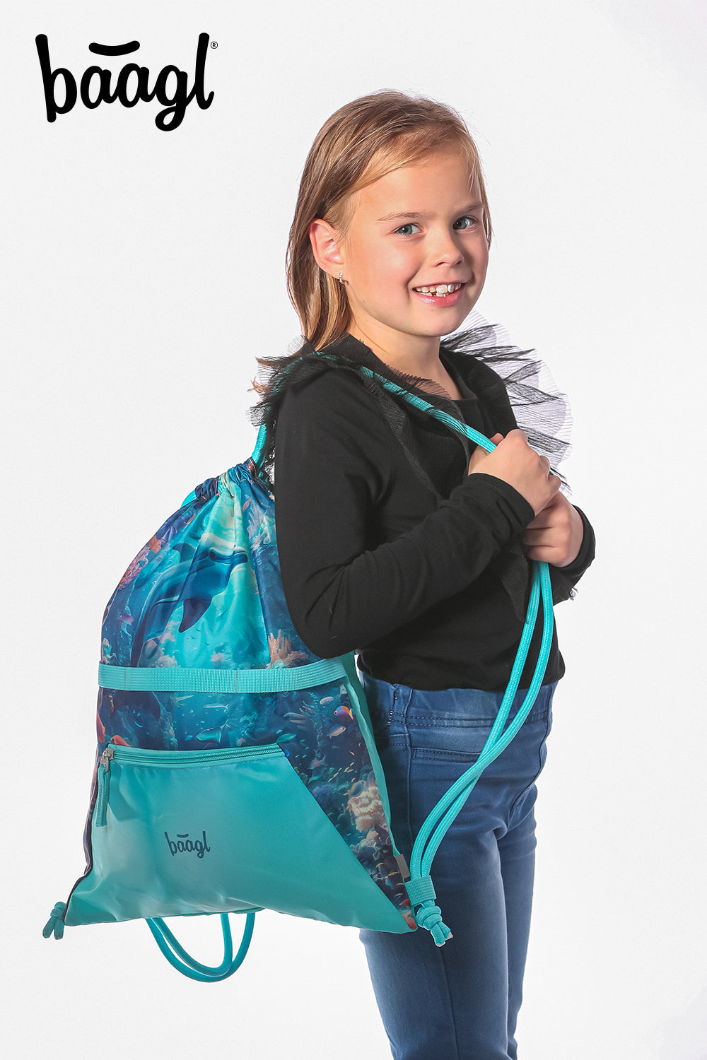 Vrecko s priehradkou na zips Delfín