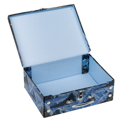 Skladací školský kufrík Pixel Space s kovaním