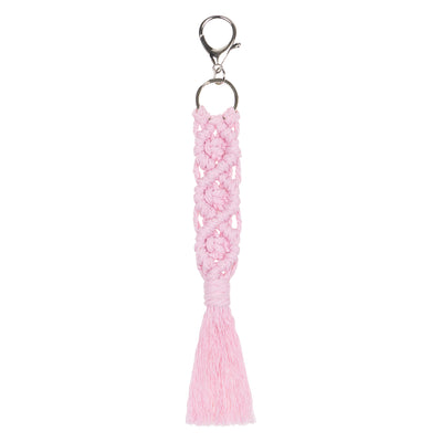 Prívesok Macrame ružový