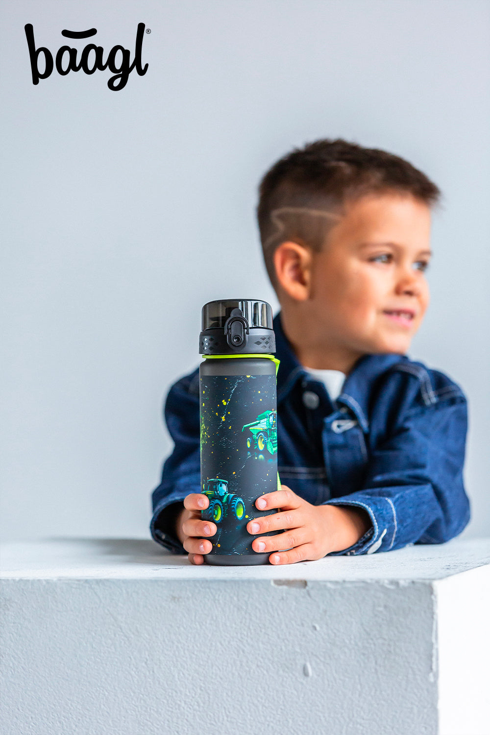 Tritanová fľaša na nápoje Traktor, 500 ml