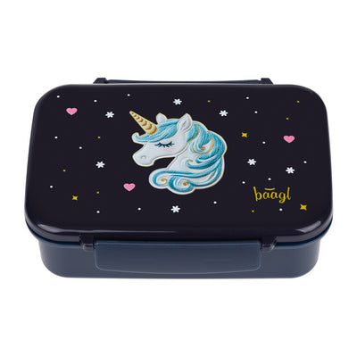 Box na desiatu s priehradkami Unicorn Gold