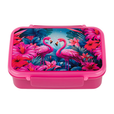 Box na desiatu s priehradkami Flamingo