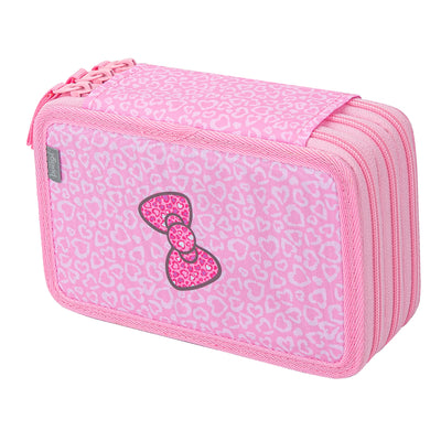 Školský trojposchodový peračník Hello Kitty Sweet Leopard