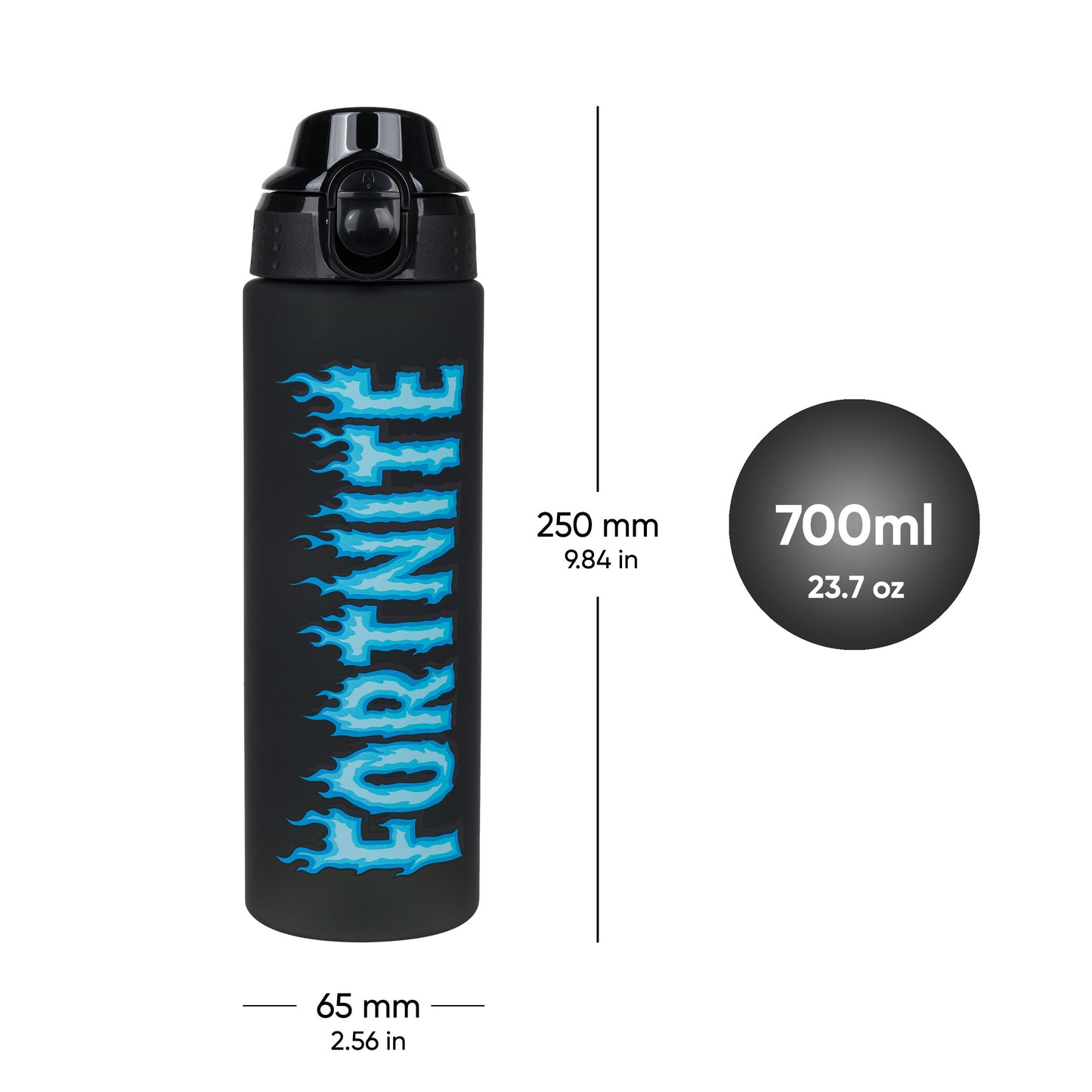 Tritanová fľaša na nápoje Fortnite Blue, 700 ml
