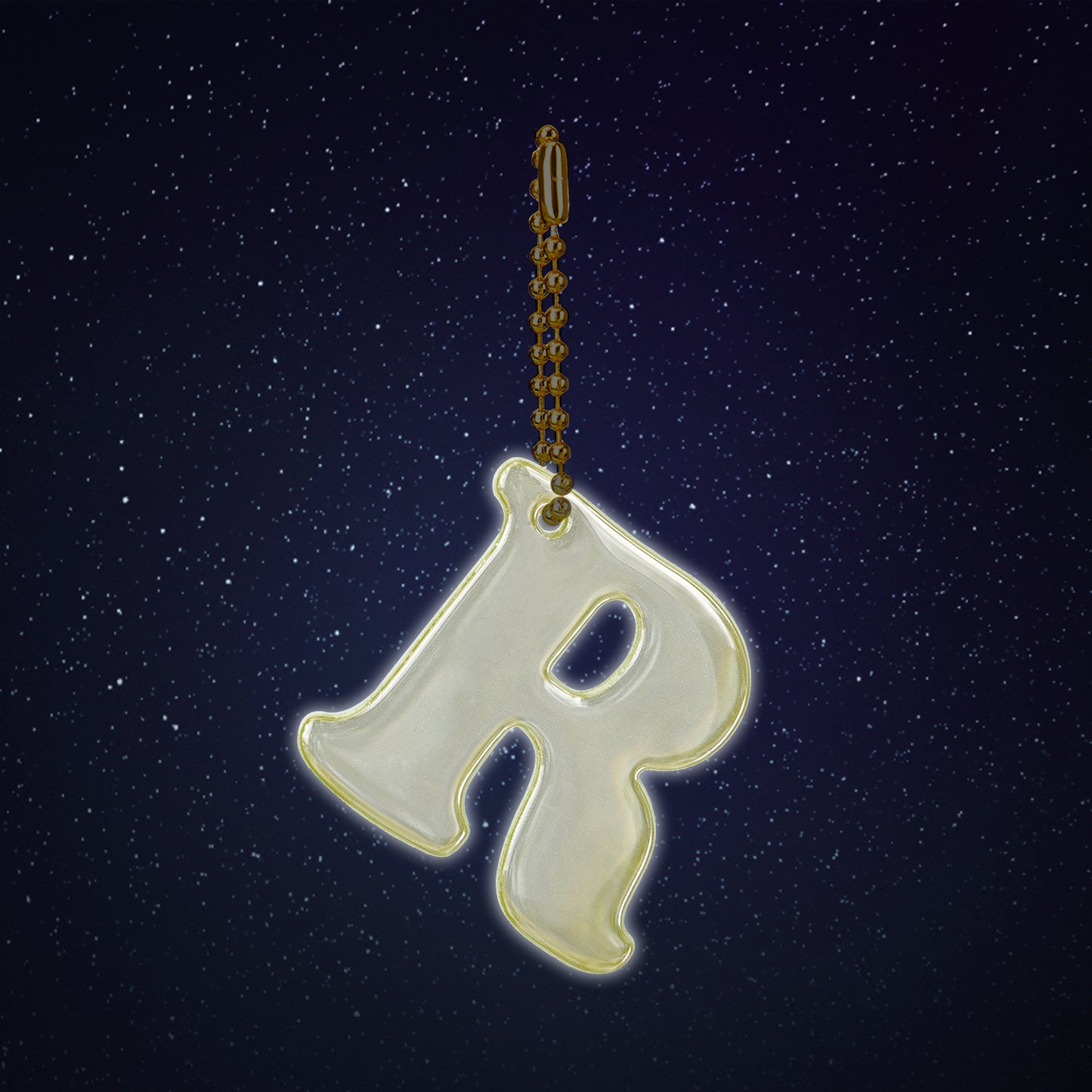 Reflexný prívesok písmeno R