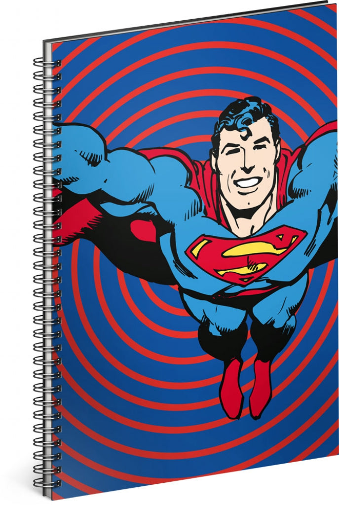 Špirálový blok Superman – Circles, linajkovaný, A5