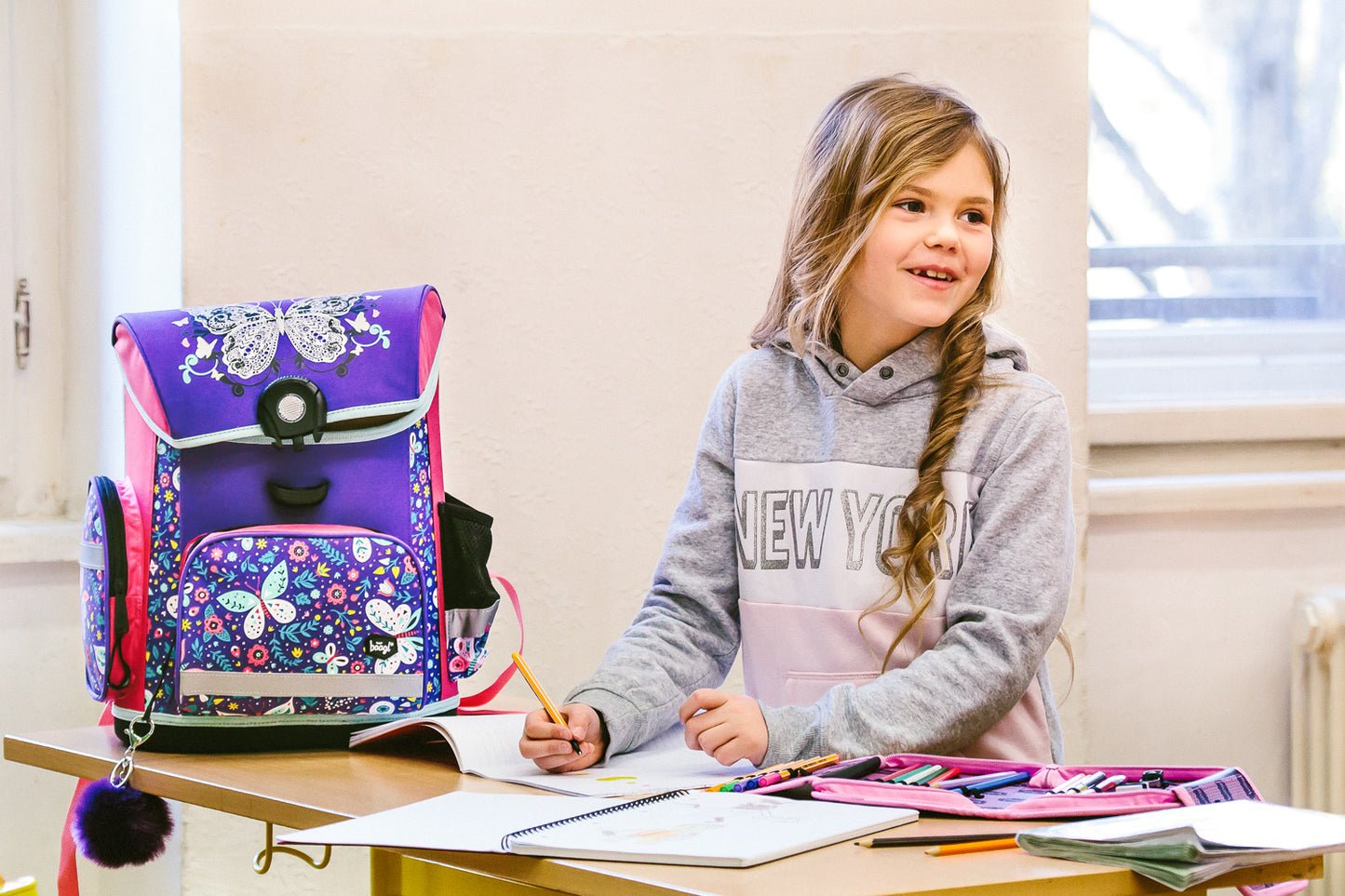 Školská aktovka Motýľ