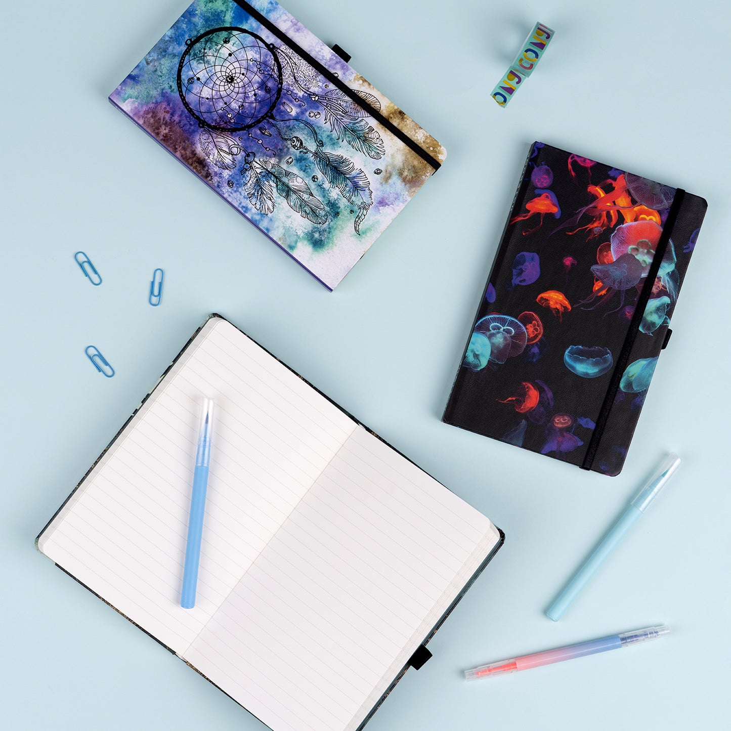 Notes Lapač snov, linajkovaný, 13 × 21 cm