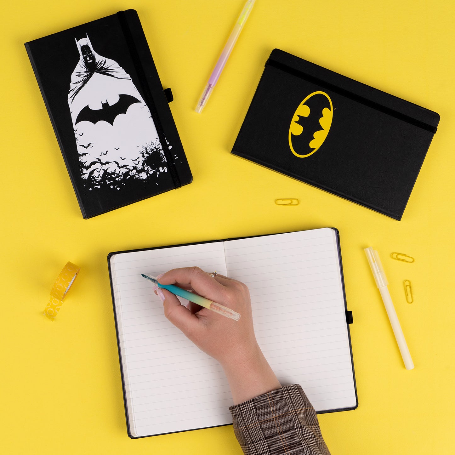 Notes Batman, linajkovaný, 13 × 21 cm