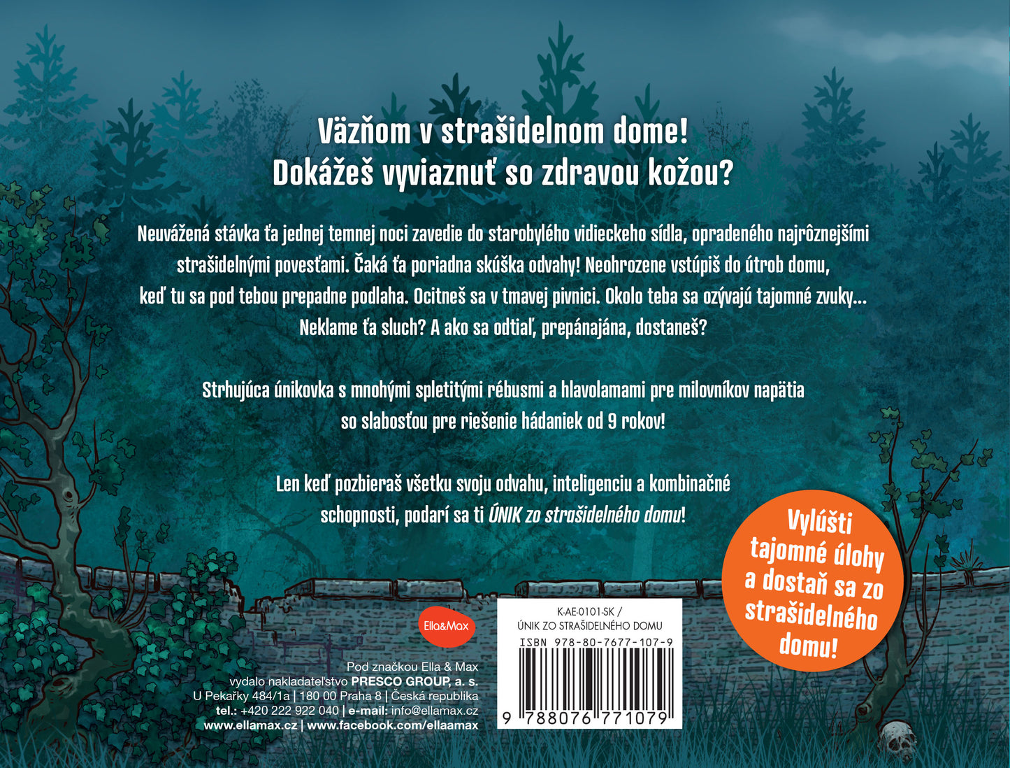 ÚNIKOVKA – ÚNIK ZO STRAŠIDELNÉHO DOMU