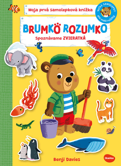 BRUMKO ROZUMKO: SPOZNÁVAME ZVIERATKÁ – Samolepková knižka