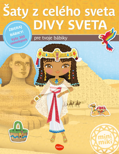 Šaty z celého sveta DIVY SVETA – Kniha samolepiek