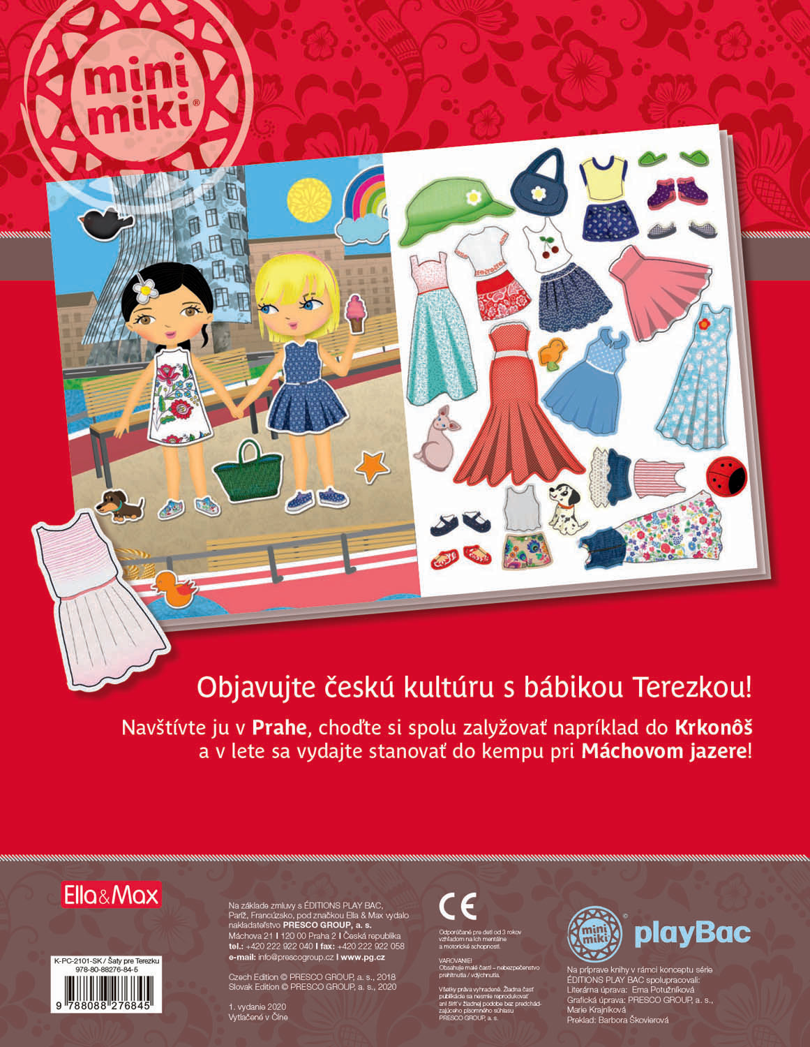 Šaty pre TEREZKU – Kniha samolepiek
