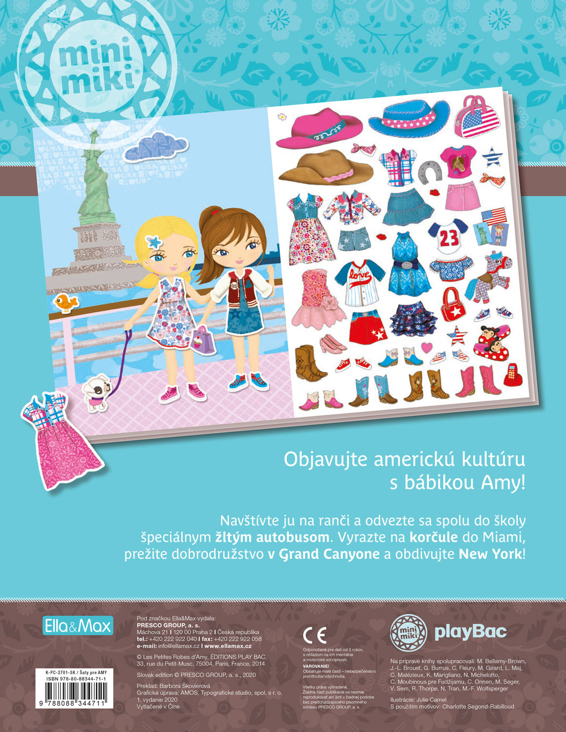 ŠATY PRE AMY ─ Kniha samolepiek