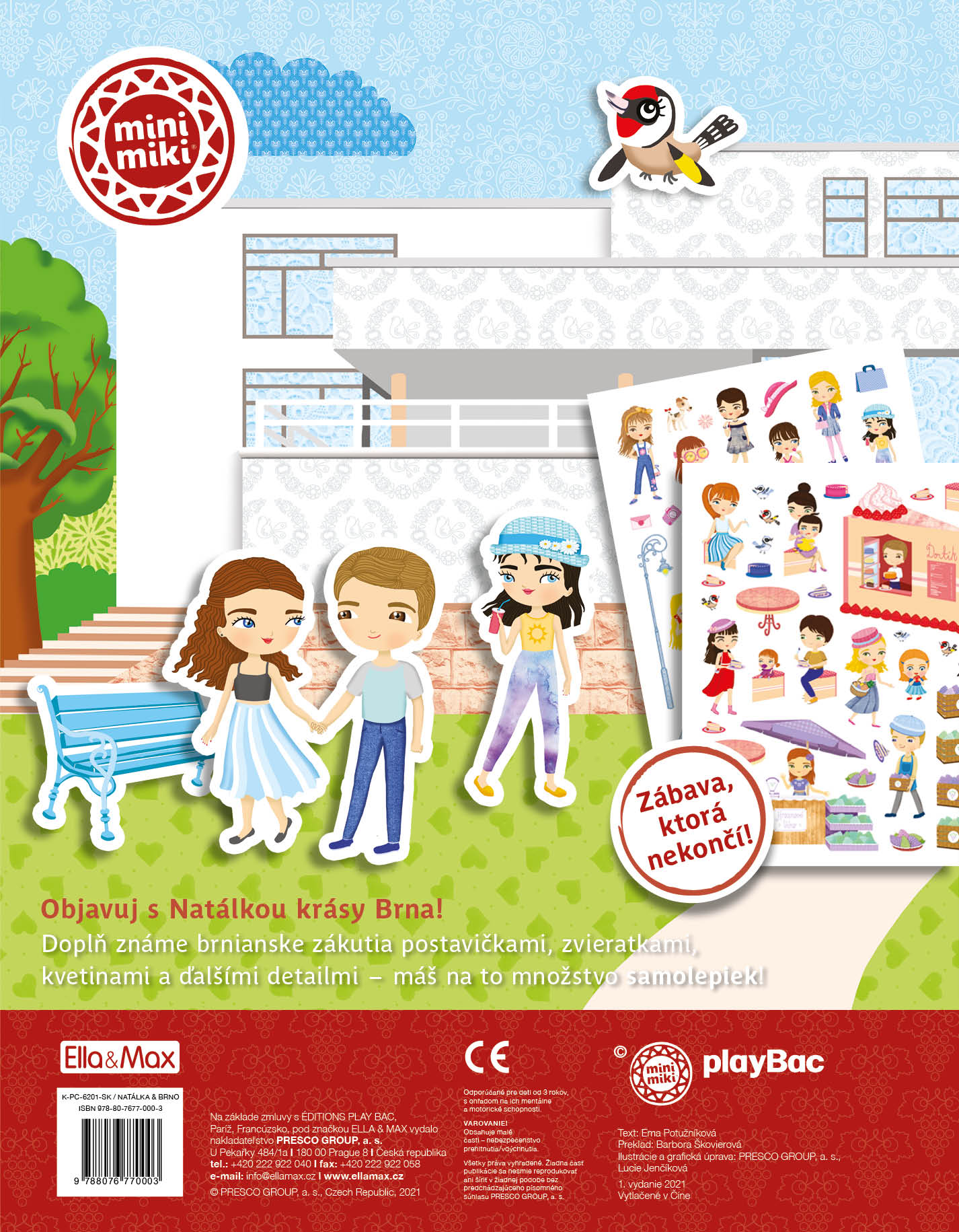 NATÁLKA & BRNO ─ Mesto plné samolepiek