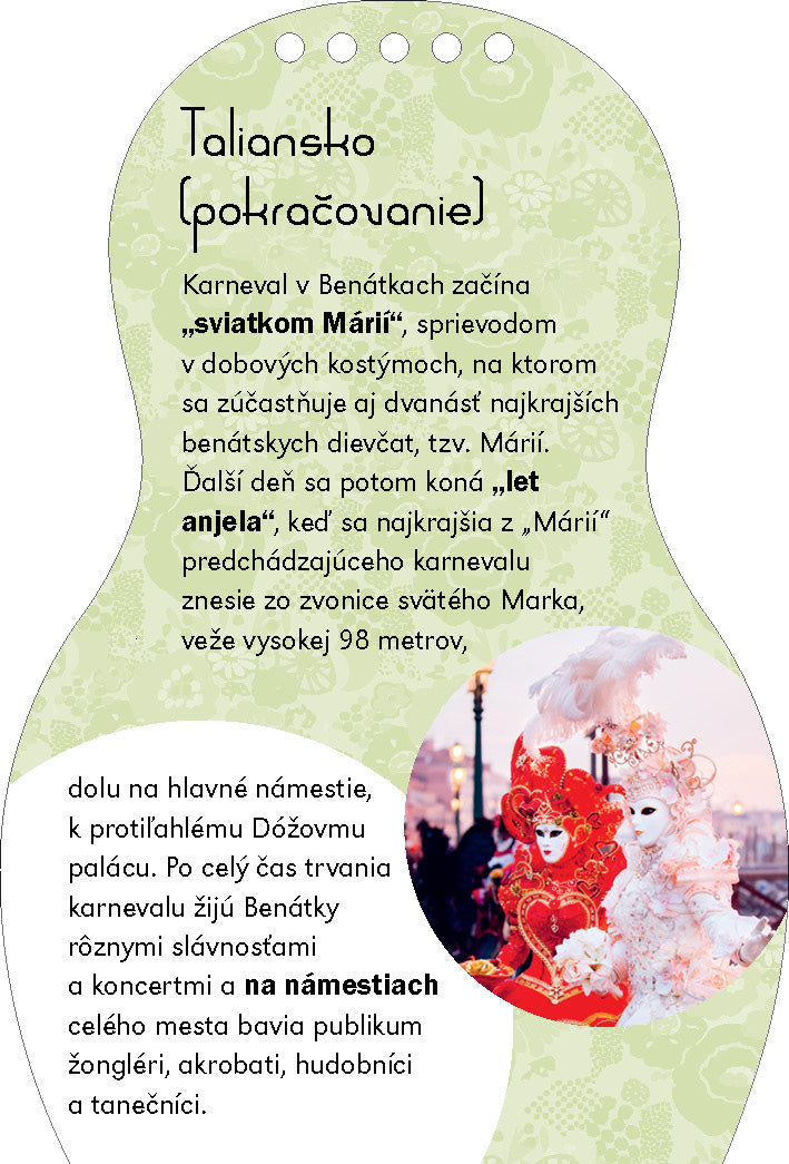 Obliekame bábiky na KARNEVAL - Maľovanky