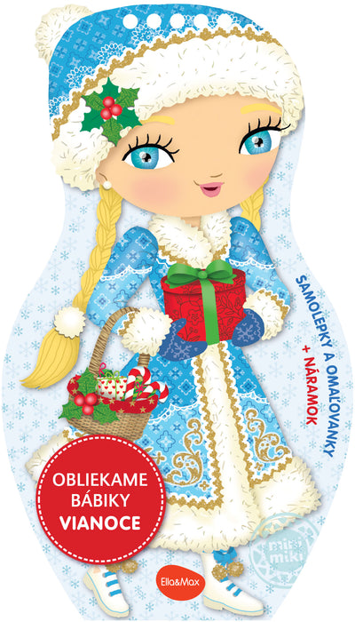Obliekame bábiky VIANOCE – Maľovanky