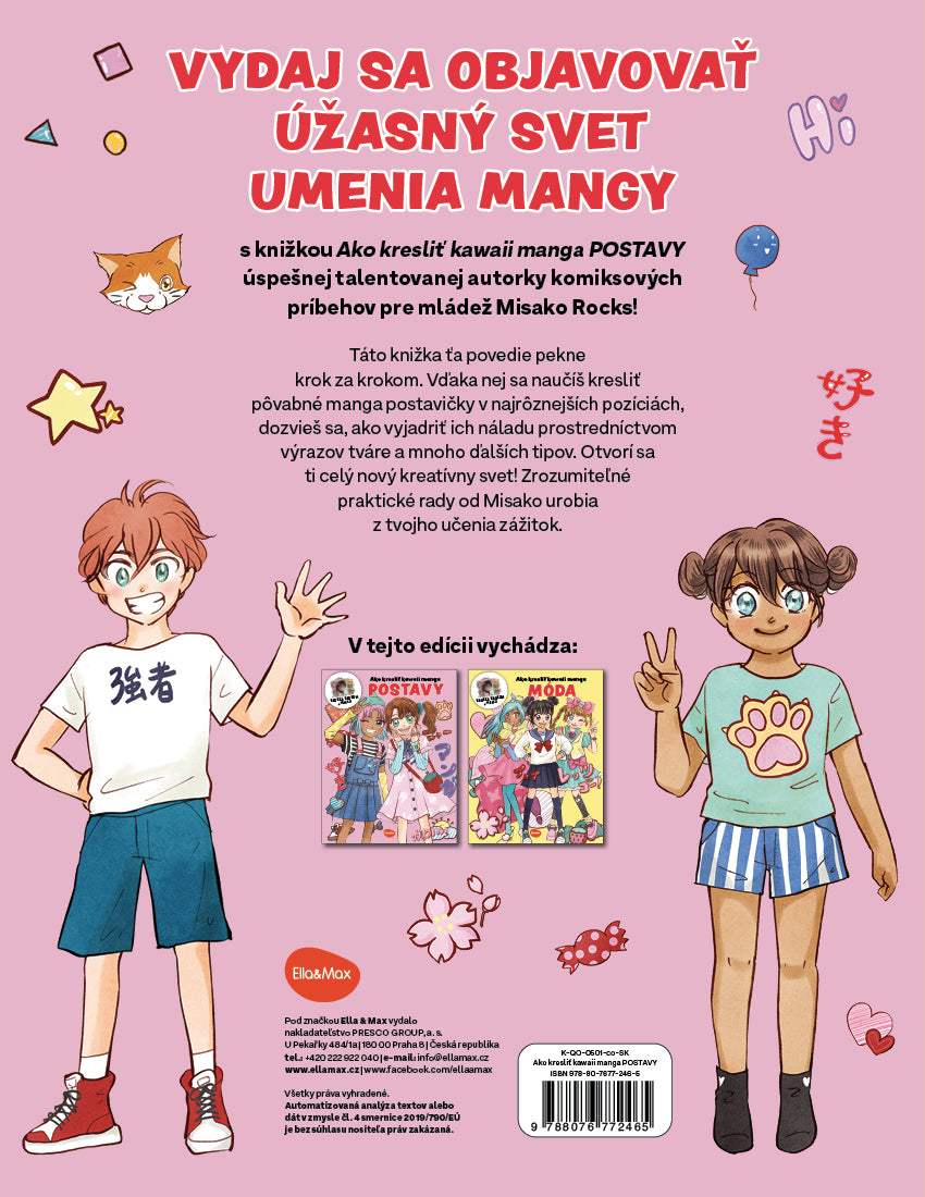 Ako kresliť KAWAII MANGA: POSTAVY – Krok za krokom s MISAKO