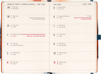 Planbook diár/notes Japonsko 2026, 13 x 21 cm