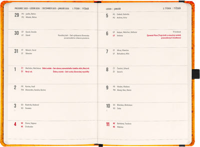 Planbook diár/notes Harry Potter – Rokfort 2026, 13 x 21 cm