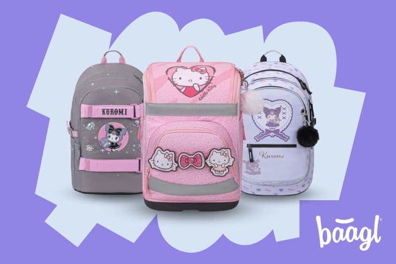 Oficiálne licencované kolekcie BAAGL Hello Kitty a KUROMI