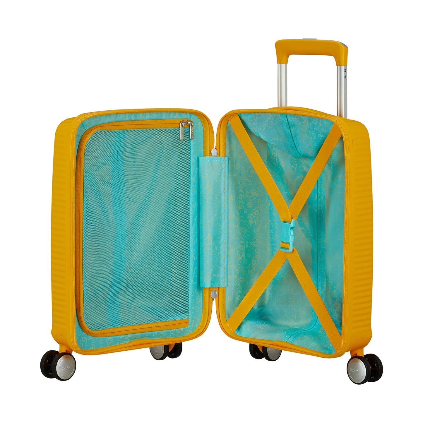 American Tourister Kabínová batožina Soundbox Mini 47cm Žltá