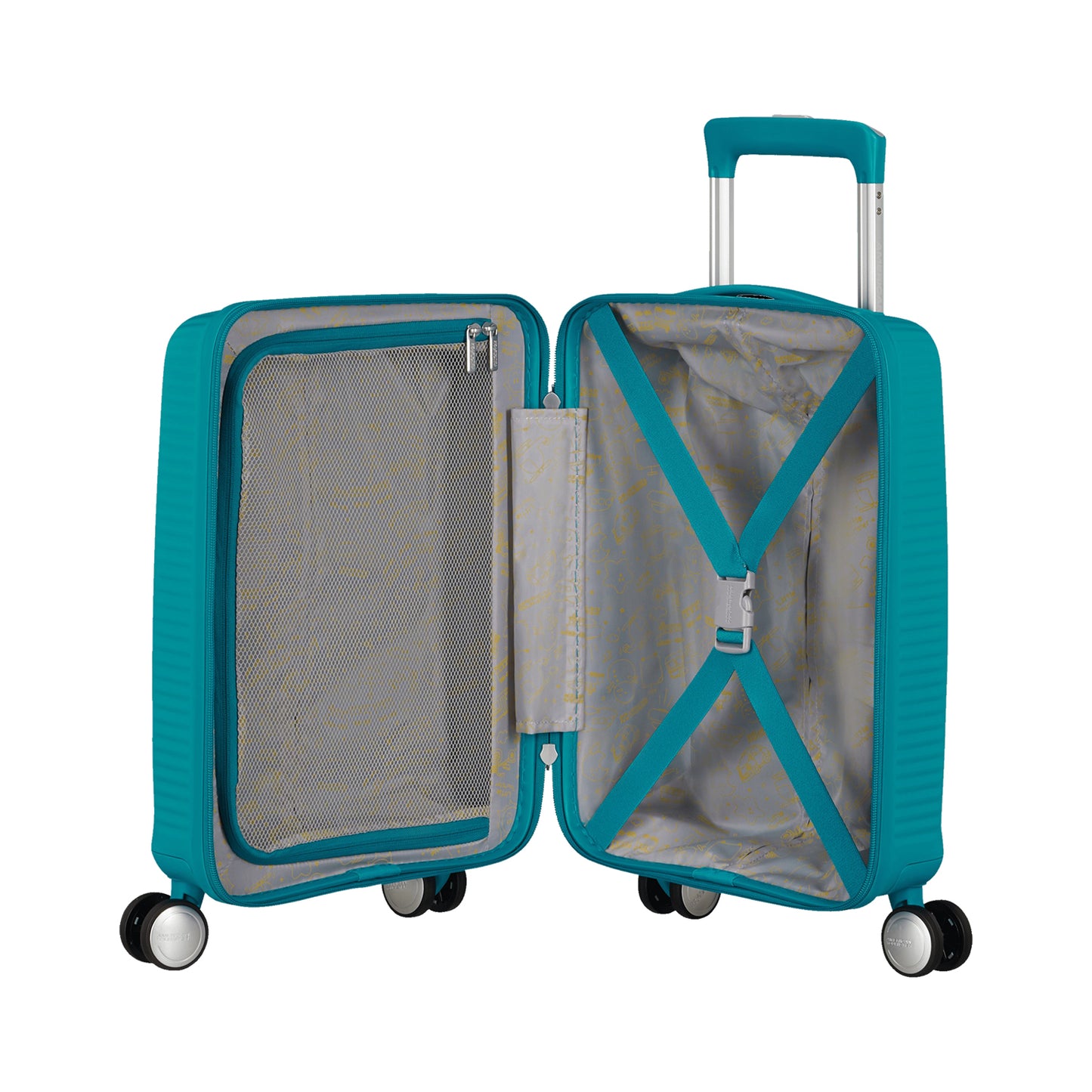 American Tourister Kabínová batožina Soundbox Mini 47cm Teal