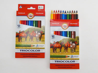 Koh-i-noor Súprava pasteliek trojhranné školské 12 ks