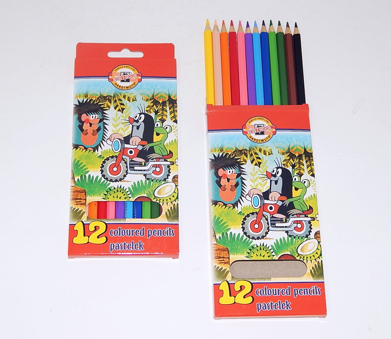 Koh-i-noor Súprava pasteliek školských 12 ks Krtko