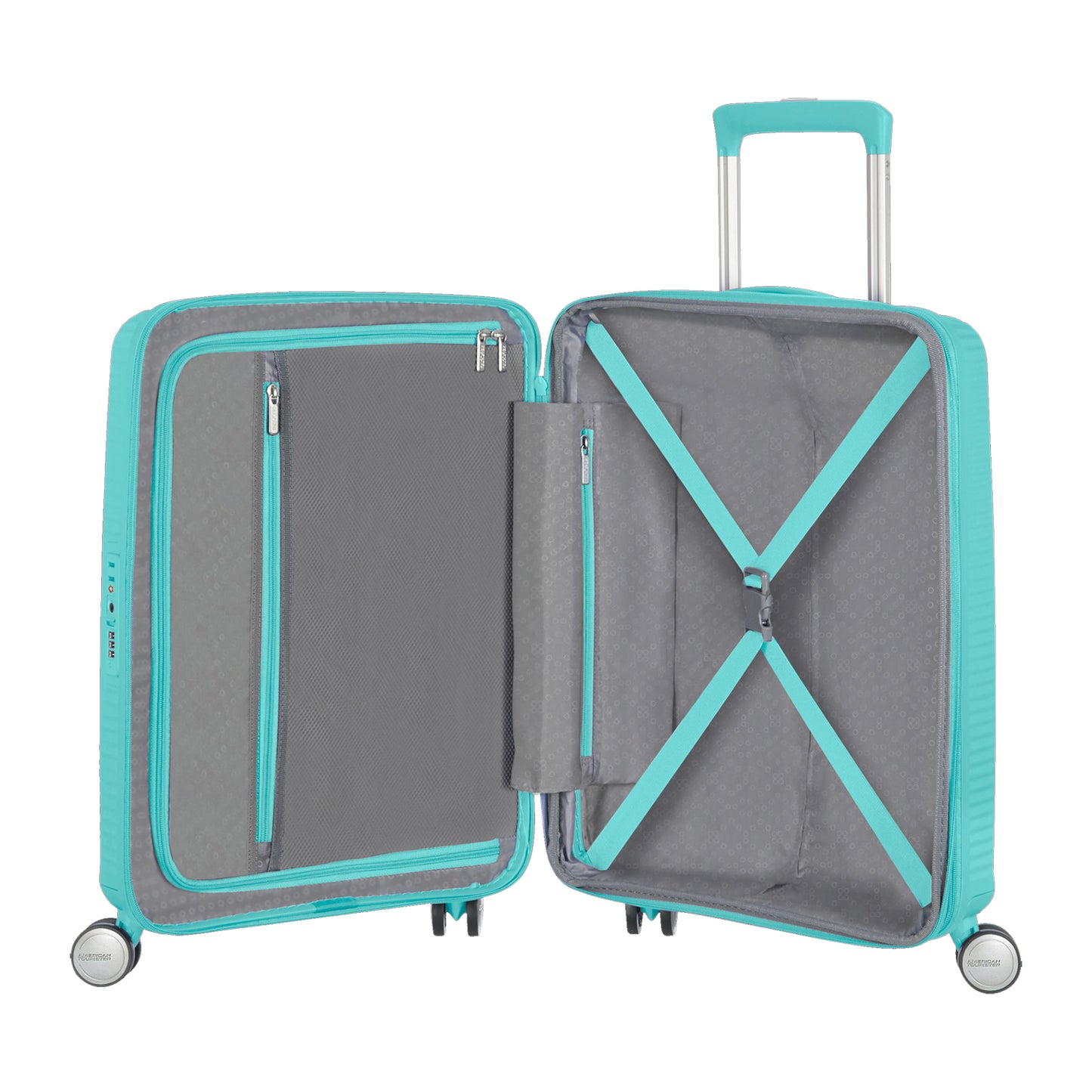 American Tourister Kabínová batožina SoundBox 55cm Poolside Blue