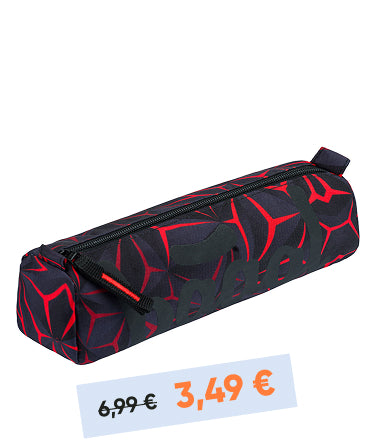 Študentské púzdro Red Polygon