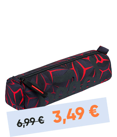 Študentské púzdro Red Polygon