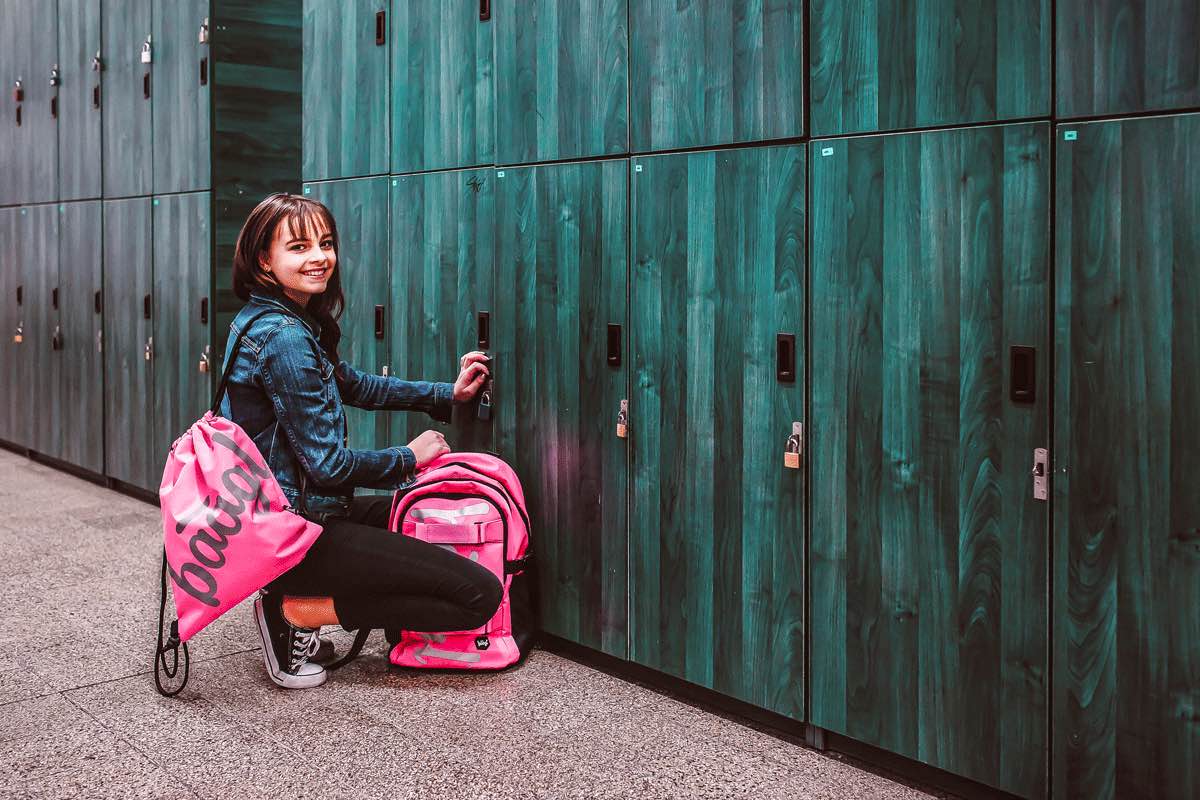 Školská sada Skate Pink
