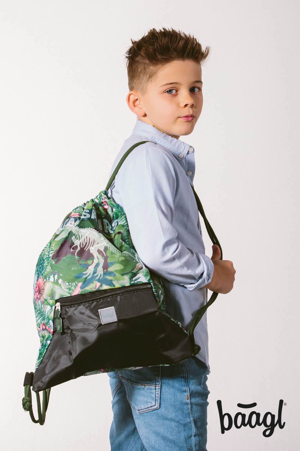 Vrecko s priehradkou na zips Dinosaurus