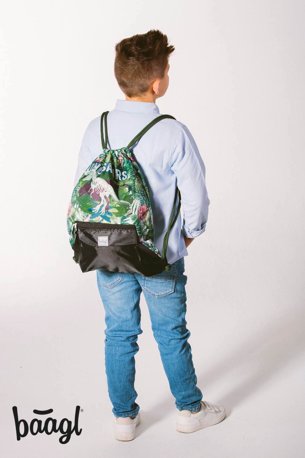 Vrecko s priehradkou na zips Dinosaurus