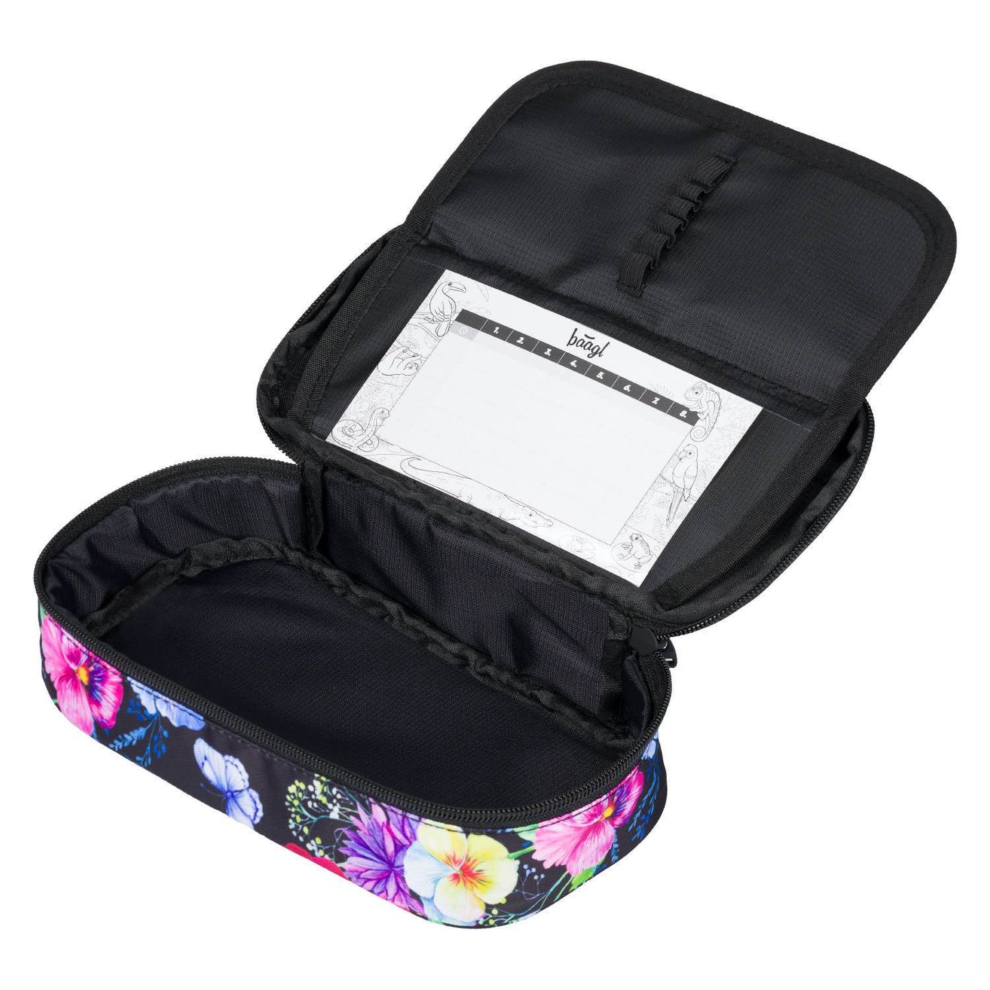 Školský peračník etui Skate Kvety