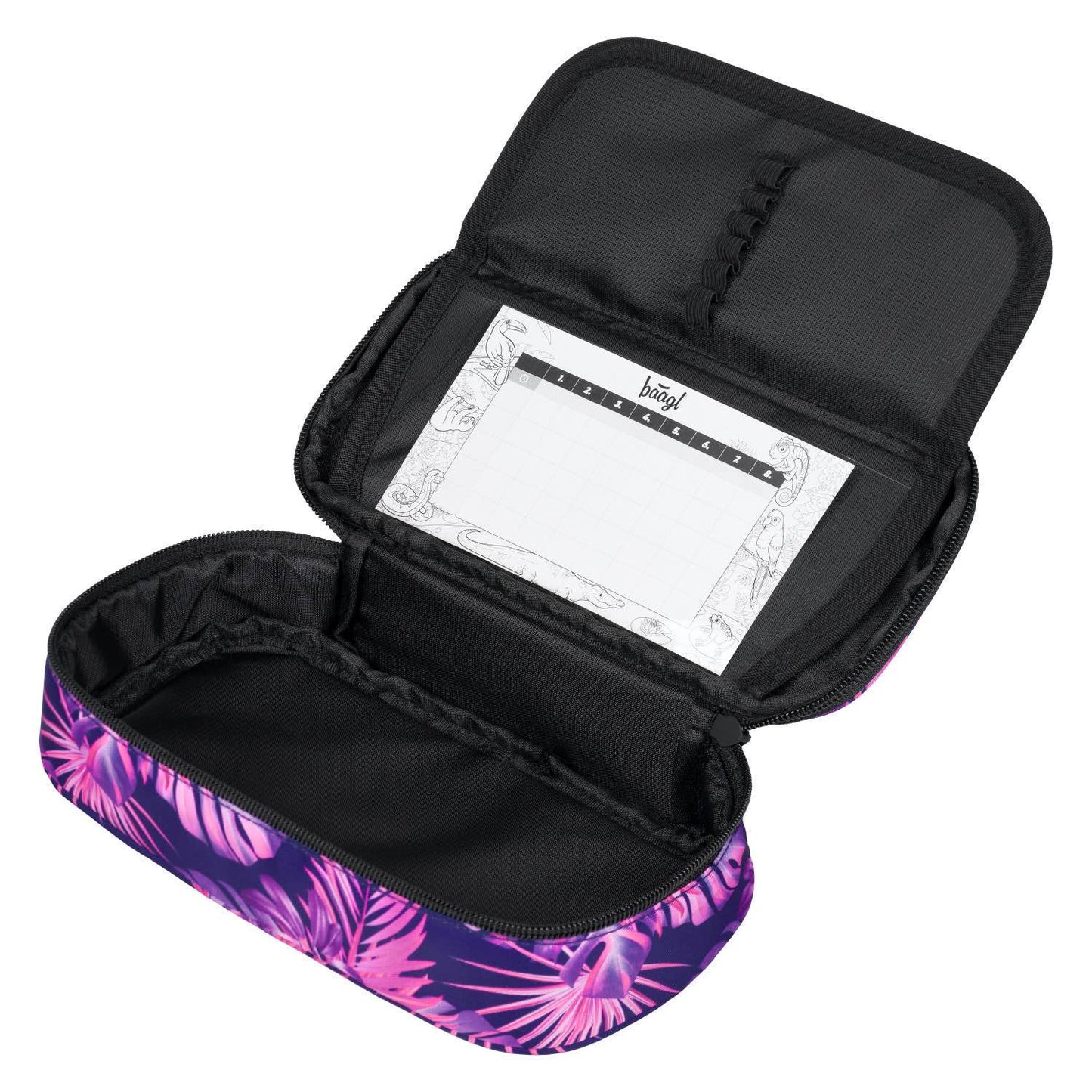 Školský peračník etui Skate Fialový